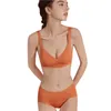 Soutien-gorge nu sans couture pour femmes, petit costume de rassemblement de poitrine, bonnet uu en Latex, anneau non en acier, ensemble de soutien-gorge latéral pour poitrine