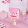 Envoltura de regalo Kawaii Bear Pegatinas para niños Diario Papelería Hogar Decorativo Junk Journal Etiqueta DIY Hobby Embellecimiento Suministros de artesanía