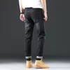 2022 New JEANS Autumn winter Pants pant Men's trousers Stretch close-fitting jeans cotton slacks washed straight business casual