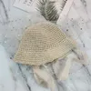 Şapkalar moda dantel kemer bebek şapkası yaz saman kız kapağı açık plaj çocukları Panama prenses ve kapaklar çocuklar için