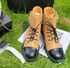 부츠 발목 여성 신발 디자이너 Rois Martin Boots와 Nylon Boot Military Inspired Combat Bouch 오리지널 먼지 가방 크기 35-40 01