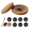 10pcs/set Cocktail Whiskey Smoker Kit with 8 Different Fruit Natural Wood Shavings for Drinks Kitchen Bar Accessories Tools7142671