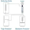 Replace genuine Original Kenmore Elite 9081 refrigerator water filter-W10295370A EDR1RXD1 Replacement Water contact me for more