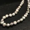 Choker Natural Fresh Water Baroque Pearl Necklace Grey Color For Women Fashion Jewelry Ellegant Female Gift