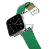 Подлинный кожаный ремешок для часов для Apple Watch Band 41 мм 40 мм 38 мм 49 мм 45 мм 44 мм 42 -мм браслетный браслет для IWATCH Series 8 7 SE 6 5 4 3 2 1