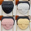 2022 Designer Spring Eveningand Summer Bag Trend New Style Small Fragrance Heart Shape Lingge Love Peach