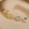 Backs Earrings 1 PCS Fashion Crystal Leaf Clip Earring For Women Girl Jewelry Ear Cuff Brincos Eh576