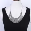 Chains Fashion Necklace Jewelry Antic Silver Neck Bohemian Metal Statement High Quality Woman Wholesale