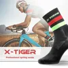 Chaussettes de Sport X-TIGER femmes hommes cyclisme professionnel 7 couleurs vélo de route en plein air marque course vélo Compression Sport