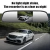 Car HD Video Auto Parking Monitor 8 LED Visione notturna CCD Telecamera posteriore 4.3 "5" TFT LCD Specchietto retrovisore per auto