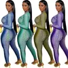 Womens Fashion Jumpsuit Sexy Slim Positioning Printed One-piece Pants With Invisible Zipper On The Back