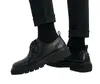 2023 Новые стили Мужские платья кроссовки Женщины мужские кожаные кроссовки черные серые кроссовки с коробкой 036