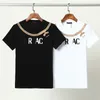 2022 mode hommes t-shirts noir blanc designer luxe haut de gamme hommes haut décontracté à manches courtes M-3XL # 119