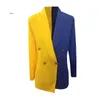 Jackets femininos feminino de moda feminina colorblock retchwork