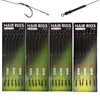 Fishing Hooks 24/48Pcs Ready Made Carp Rigs Barbed Hook Link with Braided Line Tied Feeder Leader Tackle 221026