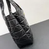 10a espelho de qualidade maxi bolsas gaby diamante lattice totes big saco designer feminino bolsas de ombro de luxurias bolsas de bolsa de couro de couro 1bg339 40cm32cm