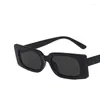 Óculos de sol quadro quadrado fino homens mulheres tan cinza lente uv400 proteção óculos moda design gafas de sol322b