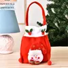 Gift Wrap 1pcs Christmas Children Candy Bags Drawstring Calabash Pouch Velvet Packing Santa Claus Apple Cloth Bag