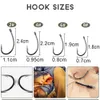 Fishing Hooks 24/48Pcs Ready Made Carp Rigs Barbed Hook Link with Braided Line Tied Feeder Leader Tackle 221026