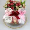 Gift Wrap Marble Festival Favor och Sweet Bags Candy Sugar Box Wedding Baby Shower Birthday G￤ster Event Party Supplies