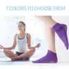 Calzini sportivi 1 paio di calze da donna Yoga antiscivolo Fitness Pilates Balletto elastico traspirante assorbente del sudore in puro cotone