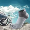 Men's Socks 5Pairs lot Summer Men Cotton Five-finger Male short High Quality 221027