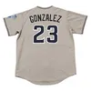 Proword C202 Men 3 KHALIL GREENE 23 ADRIAN GONZALEZ 44 JAKE PEAVY 2004 Baseball Jersey