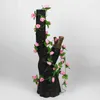 Dekorativa blommor 5st/väska 2m falsk konstgjord liten rose vine murgröna blad girland te blommor hem xmas bröllop dekoration