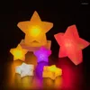 Strings Christmas Star Led Heart Lights Battery Power Xmas Room Dector Home Wedding Stage Holiday Birthday Party Decoration