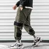 Männer Hosen Herbst Winter Japanische Straße Hip-hop Fleece Cargo Overalls männer Große Größe Lose Kausalen Gerade Hosen harem