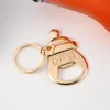 Melkfles Key Rings flesopener Alloy Beer Corkscrew Child Baby Shower Full Moon Party Souvenir Gift MJ0977