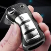 Leder -TPU -Auto -Fern -Key -Deckungshülle für Volkswagen VW Polo Tiguan Passat Skoda