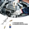 Car Washer Clear Hose A/C Oil Dye Injector 30ml With Low Side Quick Coupler 1/4 SAE R-134a