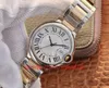 Роскошная новая версия Ladies Watch 42 мм 36 мм 33 мм белый циферблат W2BB0031 W2BB0012 W2BB0029 Автоматические механические двухтонные золотые часы женского браслета