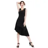 Stage Wear Latin Dance Dress Women Sleeveless Tango Rumba Ballroom Fashion Modern Salsa Cha Skirt