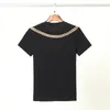2022 패션 남성 T 셔츠 블랙 화이트 디자이너 하이 엔드 럭셔리 남성 캐주얼 탑 반소매 M-3XL #119
