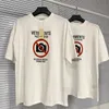 Herren T-Shirts No Photography Slogan Letter Logo Lose Kurzarm Paar Weißes T-Shirt 100 % Baumwolle