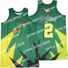 College Basketball Wears Basketball Jerseys Movie space jam Bugs Bunny TUNESQUAD noir blanc bleu vert