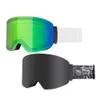 Gogle narciarskie goggs snowboard wiatrakowe szklanki przeciw mgły na mgła uV dla mężczyzn dla kobiet młodzież L221022