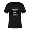 Men's T Shirts T-shirt Men And Women Summer Style Own Design Picture Custom LOGO Korean Fashion Casual Top Party Couple 660000