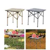 Camp Furniture Lightweight Camping Foldable Table Shelf Desk For Outdoor Barbecue Balcony