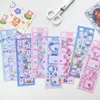 Wrap Prezent Korea ins Silver PO Frame Goo Card naklejka do DIY Scrapbook Collage Gwiazda telefonu komórkowego Chasing Dekoracja