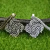 Hänge halsband nostalgi slavisk stång symbol varg amulet viking hängsmycken vintage smycken trolldom