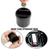 Drink Holder 1 PCS Portable Car Armest Box Cigarettmyntskort Lagring Bilstyling Auto Organizer Automobile Mini Cup Access L4N1