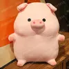 25/35cm kawaii 작은 돼지 플러시 장난감 사랑스러운 시뮬레이션 돼지 플러시 베개 어린이를위한 부드러운 인형 여자 발렌타인 데이