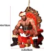 Kerst Houten Mr Barry Wood Meme Xmas Tree Hanger Grappige Kerst Opknoping Ornament Home Nieuwjaar Decoraties