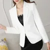 Damskie garnitury Blazers Kurtka damska Blazers za 2022 Retro Long Rleeve Pocket Slim Women's Office nosza koreański styl Casual Street Resort Blazer Mujer T221027