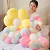 30/50cm Kawaii Renkli Çiçek Peluş Yastık Yastığı Yumuşak Bitki Mat Çekyat için doldurulmuş Paspas Yatak Desen Dekor Hediyeler