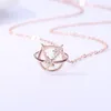 Choker Dream Star Necklace Girl's Clavicle Chain Silver Color Universe Rose Gold