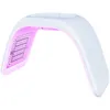 Tri-folding 372 lampor 7 Färg PDT LED-ljusterapi Ansiktsmaskin med UV Tanning Nano Spray Hot Compress EMS Lifting